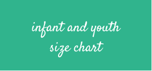 infant and youth size chart
